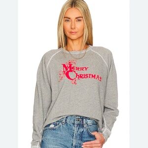 THE GREAT. Merry Christmas college sweatshirt size 1